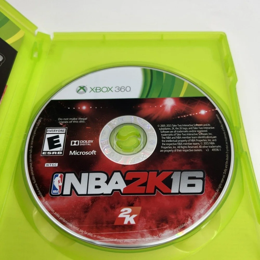 NBA 2K16 Xbox 360 - CIB+ Tested, Working